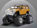 Auto Hummer 1:43 - zwrotny, reflektory, światła