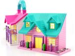 Domek Dla Lalek z rączką - Dream Hause - mebelki, ludziki
