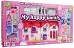 Domek Dla Lalek - My Happy Family - dźwięki i światło + akcesoria